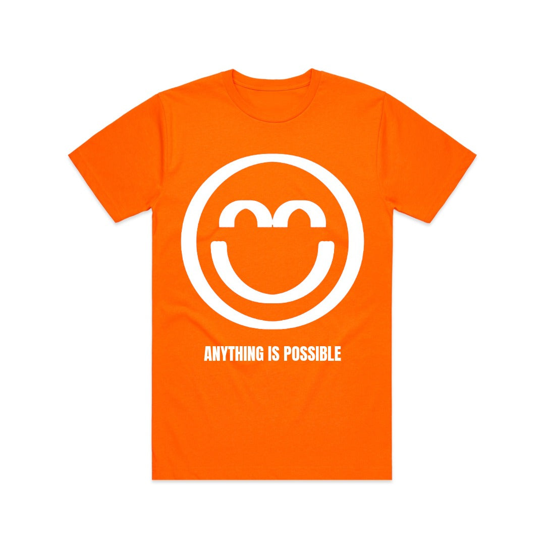 Bring SoBe Back – ANYTHING IS POSSIBLE – Orange Smile Shirt