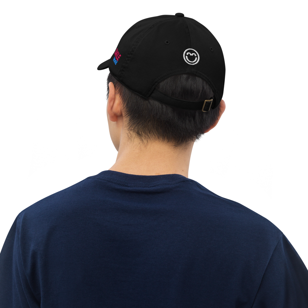 Classic Dad Hat - Smile World - Organic Cotton Adjustable Cap
