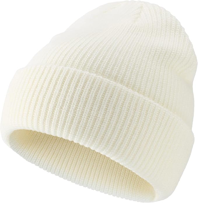 Beige Smile Beanie