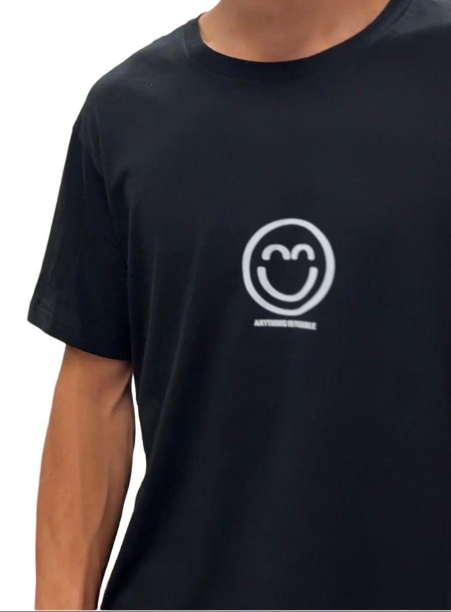 Black “Anything is Possible” Smile Shirt