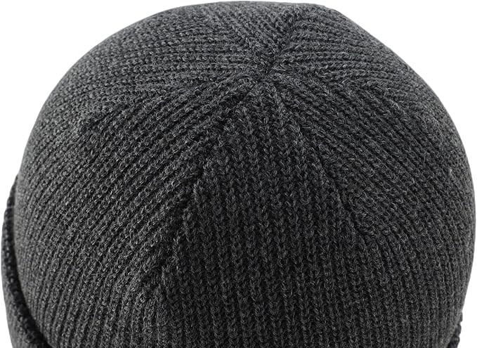 Charcoal Grey Smile Beanie