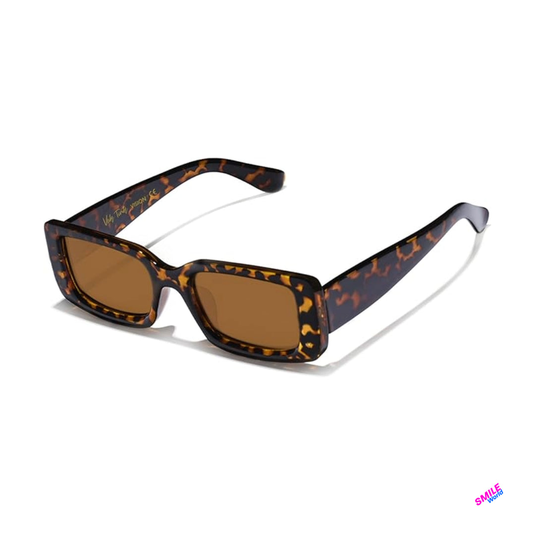 Retro Rectangular Sunglasses – Y2K Vintage Style Unisex with Polarized Lenses