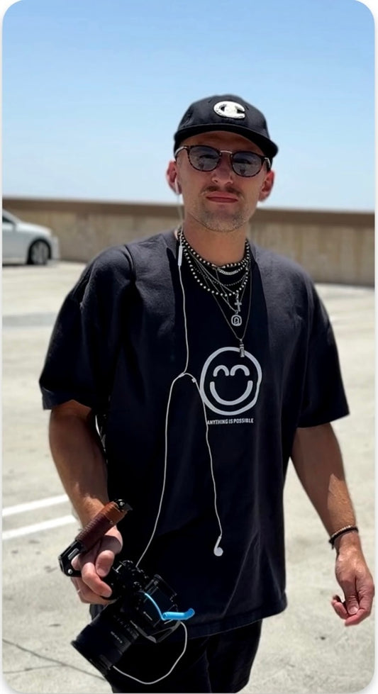 Grey Anything is Possible Smile Shirt