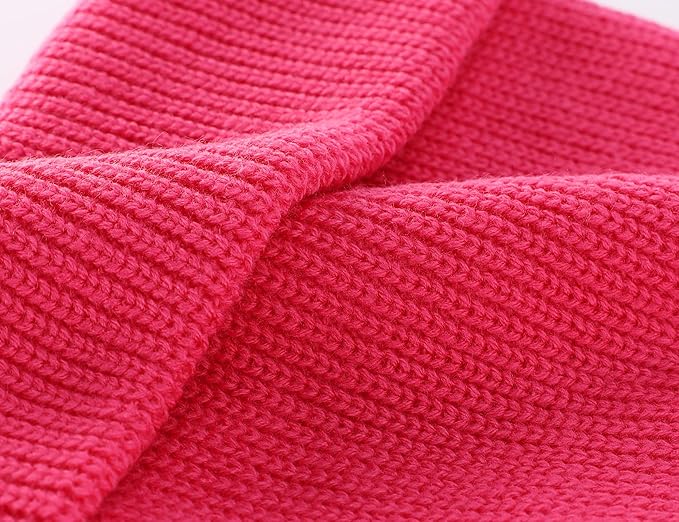 Hot Pink Smile Beanie with Black Tag