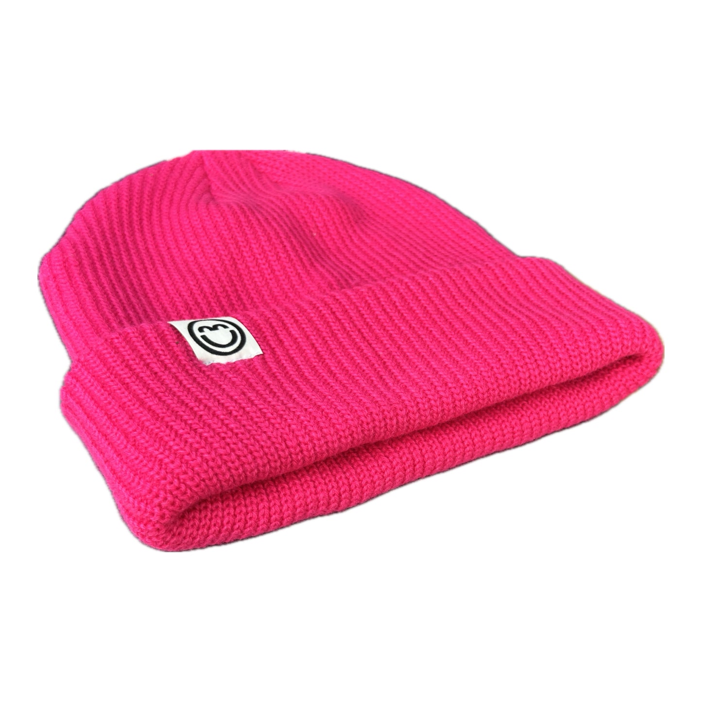 Pink Smile Beanie w/ White Tag