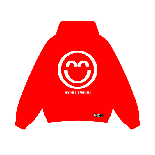 Super Red - Anything is Possible - Smile Hoodie