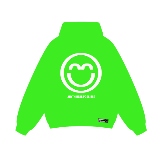 Super Green - Anything is Possible - Smile Hoodie