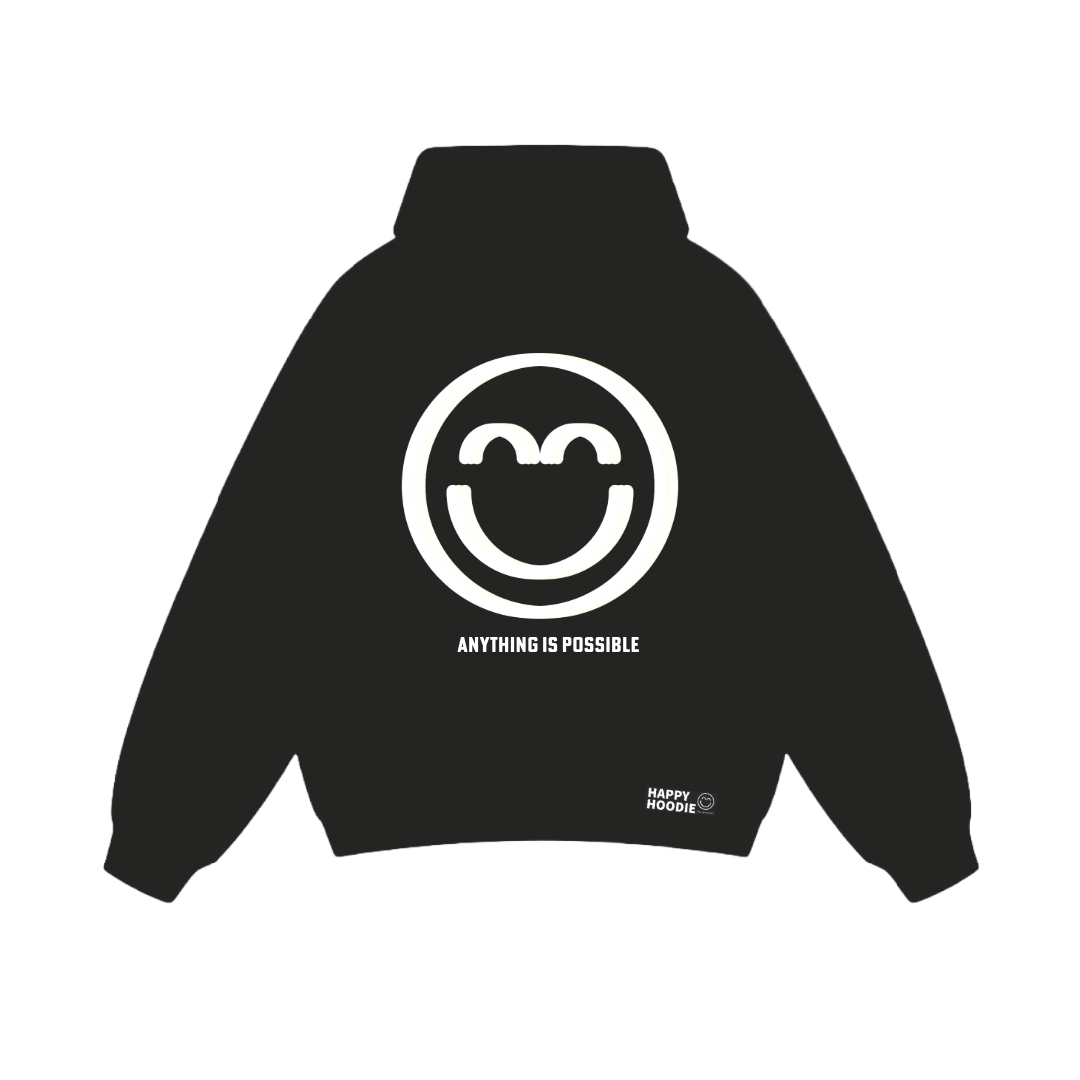Super Black - Anything is Possible - Smile Hoodie