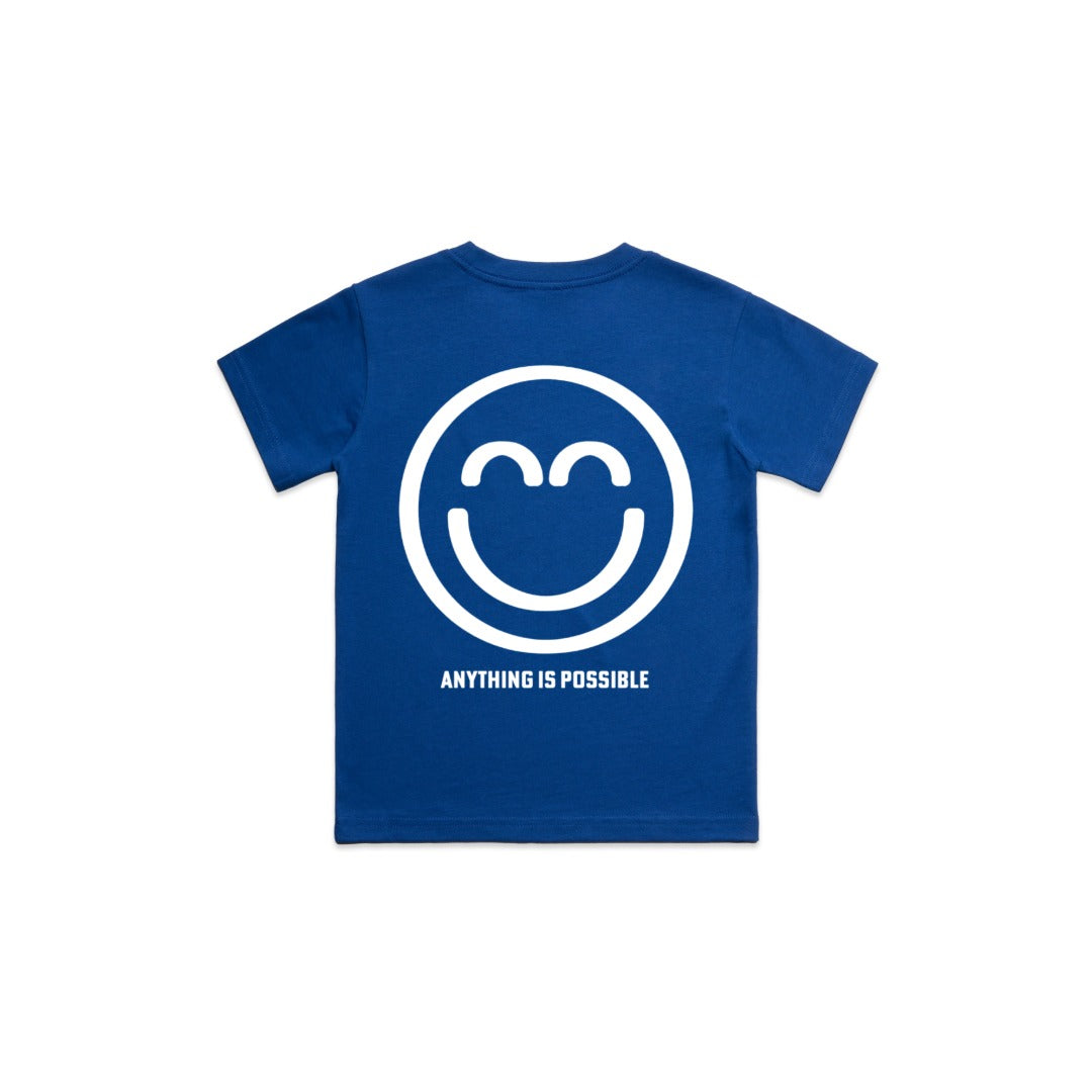 Youth Anything is Possible Smile Shirt (Royal Blue)
