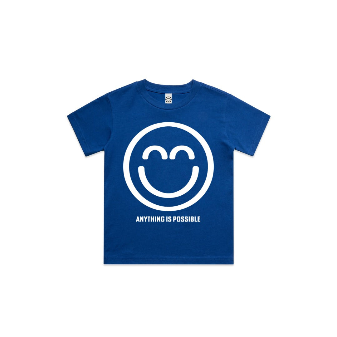 Youth Anything is Possible Smile Shirt (Royal Blue)