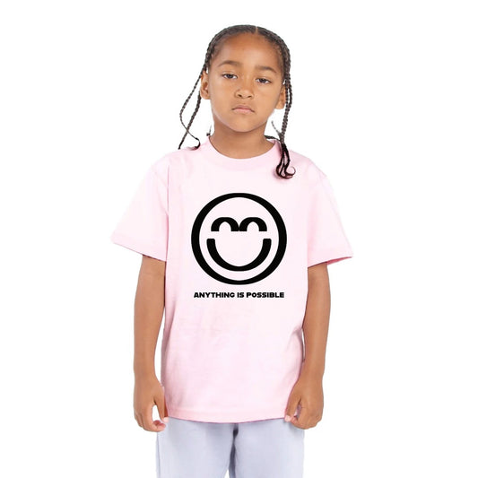 Youth Pink "Anything is Possible" Smile Shirt