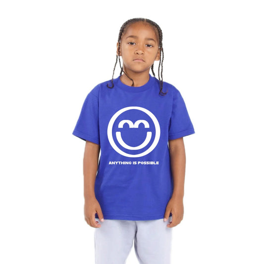 Youth Royal Blue "Anything is Possible" Smile Shirt