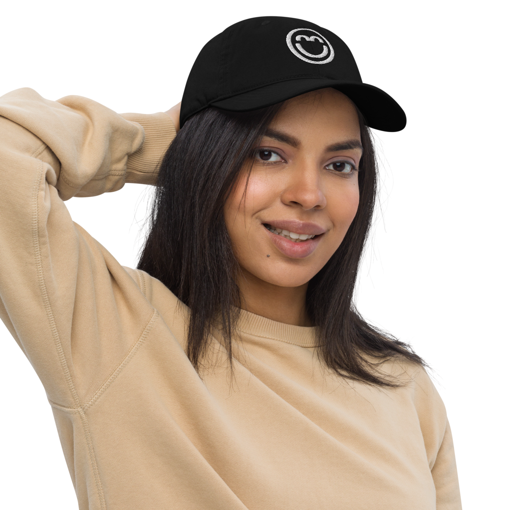 Classic Dad Hat - Smile World - Organic Cotton Adjustable Cap
