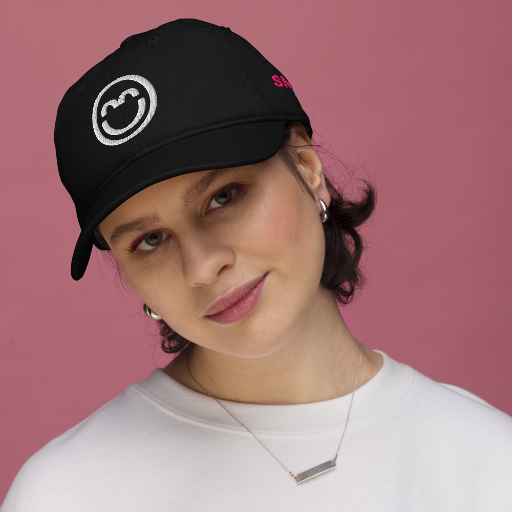 Classic Dad Hat - Smile World - Organic Cotton Adjustable Cap