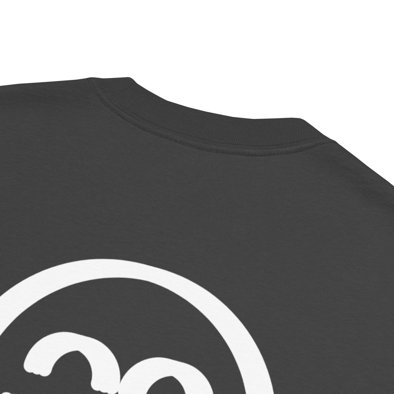 Men's Oversized Faded Gray Smile T-Shirt - Anything is Possible