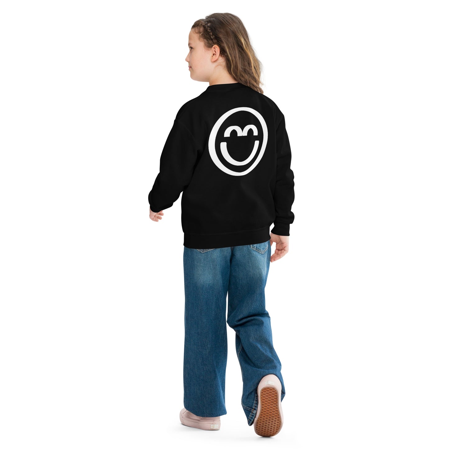 Youth Smile Crewneck Sweatshirt