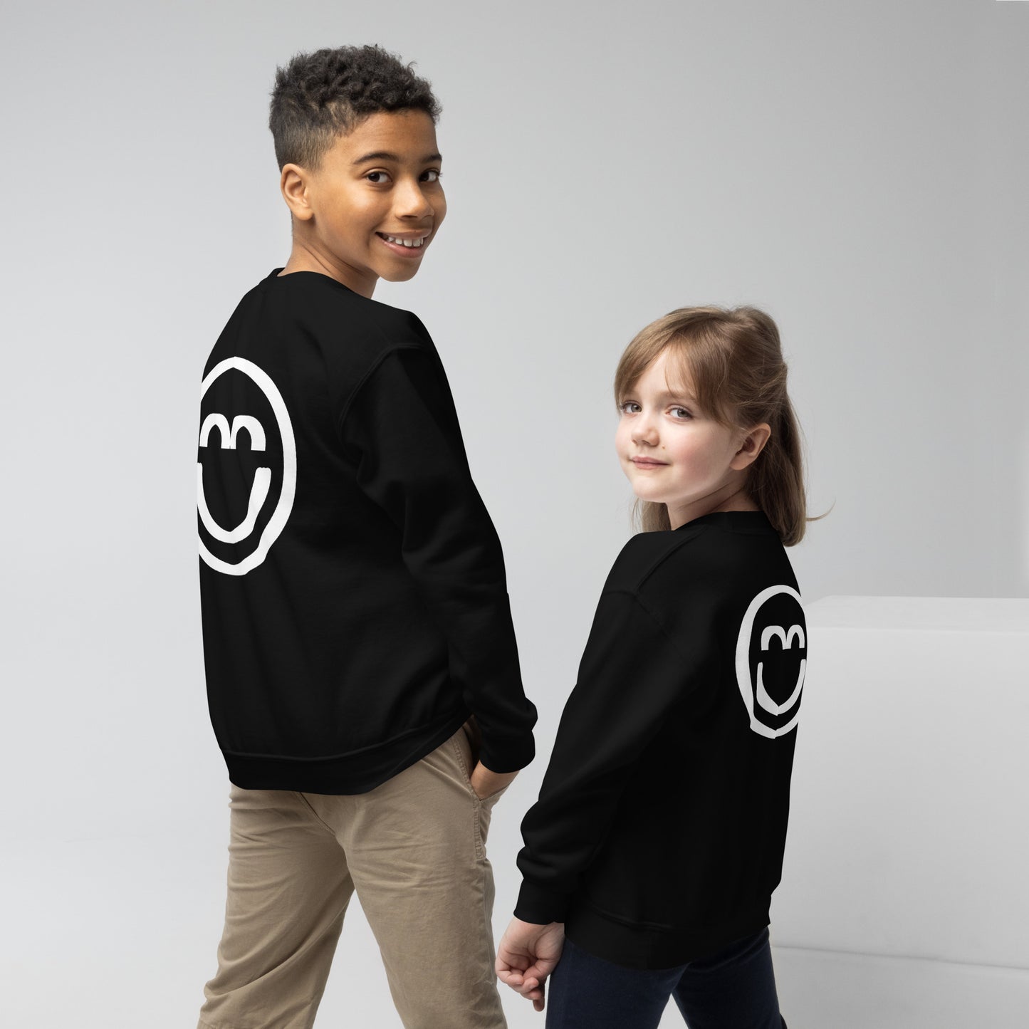 Youth Smile Crewneck Sweatshirt