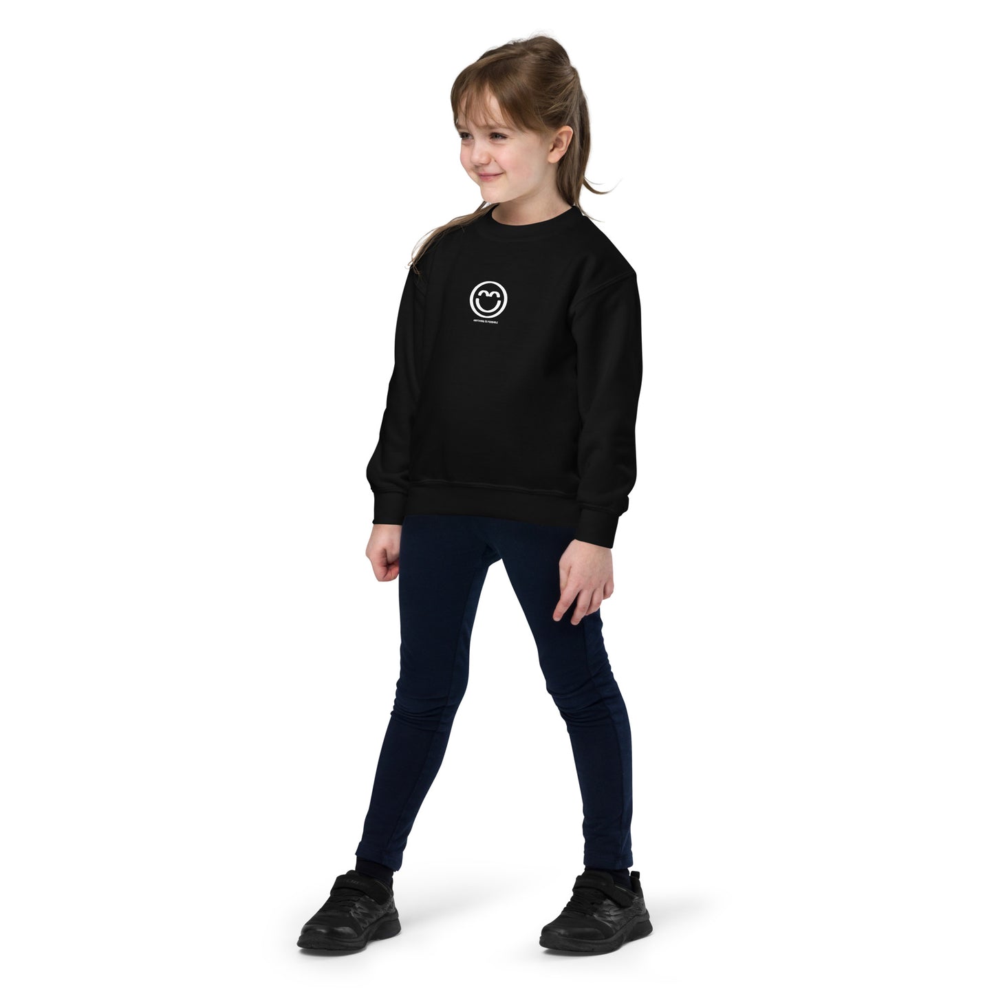 Youth Smile Crewneck Sweatshirt