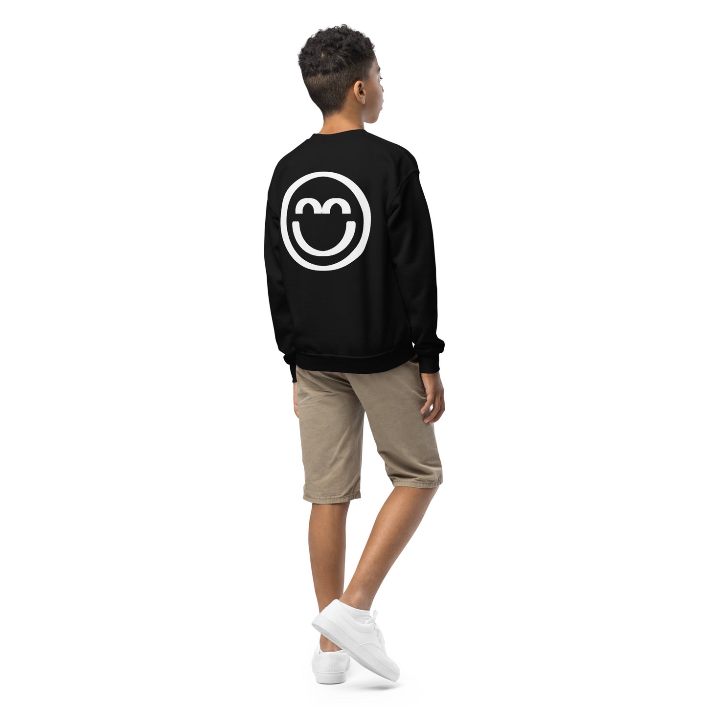 Youth Smile Crewneck Sweatshirt